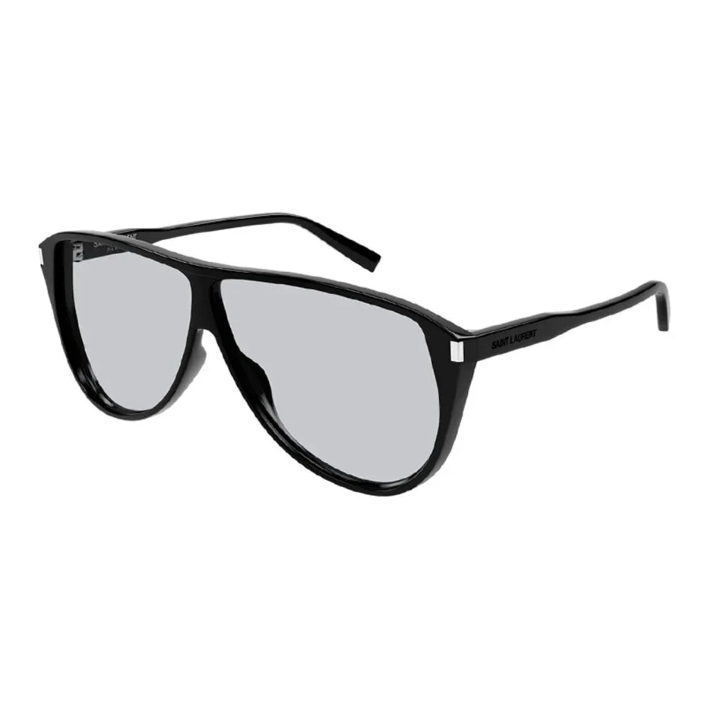 NEW SAINT LAURENT AVIATOR SUNGLASSES SL731 GASPAR 001 MEN BLACK SL 731 EYEWEAR